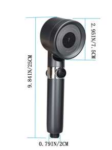 New High Quality Shower Head ABS Material Three-Mode Filter Booster Shower Head, Bathroom Tool Decoration