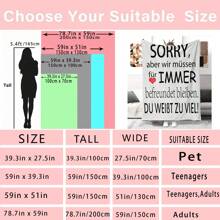 1pc Flannel Blanket, Suitable For Friends And Best Friends, Versatile Blanket, Warm And Comfortable Throw Blanket With Slogan