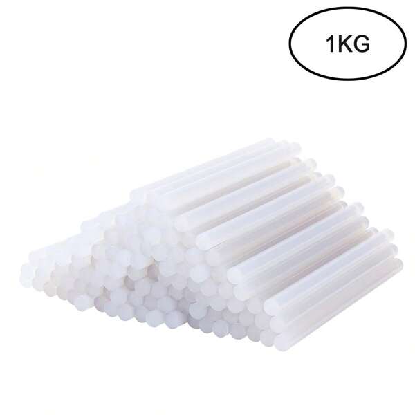 Cecaylie Standard Klebesticks 11mm 1kg 55St für Klebepistole transparente Heißklebesticks