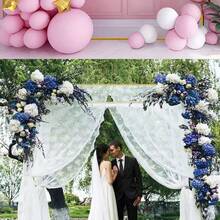 1 zestaw 300*300 cm kwadratowa metalowa rama łuku balonowego, łuk ślubny, dekoracja ceremonii, prostokątny stojak na tło, odpowiedni na rocznicę, wesele, przyjęcie urodzinowe, baby shower, ogłoszenie płci dziecka, wystrój domu i ogrodu (drobne zadrapania, prosimy nie kupować, jeśli to przeszkadza). - Złoto - Zobacz 10