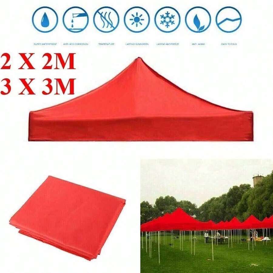 Garden BBQ Gazebo Top Cover Cloth Roof Replacement Fabric Tent Canopy - Multicolor - View 1