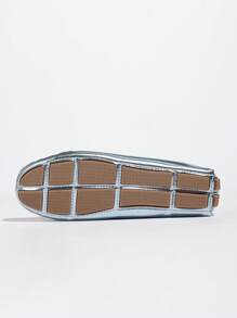 Nuevos mocasines planos versátiles y casuales para mujer con decoración de lazo, zapatos de oficina con slip-on de moda color burdeos