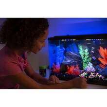 Glofish 29084 Grava para Acuario, Negra con Destacados Fluorescentes, Bolsa de 5 Libras - Bolsa Rosa/Verde/Azul Fluorescente - Ver 4