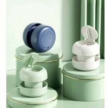 1pc Portable Pill Grinder, Multifunctional Powder Grinder, Small Medicine Box For Cutting And Dividing Pills