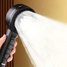 High Pressure Shower Head, Water-Saving Shower Head With 1.5m Hose And Bracket, Anti-Scale, 4 Spray Modes, Universal Water-Saving Shower Head