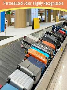 Juego de 8 cubiertas protectoras para ruedas de equipaje, versión mejorada de 3a generación, cubiertas de reparación silenciosas para ruedas de carro de equipaje
