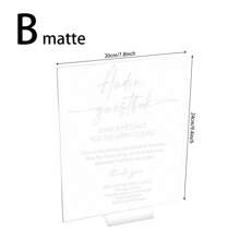 Libro de visitas de acrílico para audio para boda - Deja un mensaje para los recién casados sin electricidad - Elegante aspecto de vidrio transparente para la decoración de la fiesta de boda
