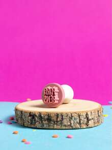 Kit Carimbos Parabéns Aniversário Festa Para Marcar Docinhos Brigadeiros Massas Blue Star