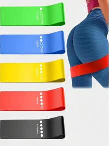 1 Pezzo/2 Pezzi/3 Pezzi/5 Pezzi Set di bande di resistenza per le donne - Bande di fitness per gambe e glutei per yoga e pilates, bande elastiche in TPE per il toning di tutto il corpo, stretching, palestra domestica, crossfit - Bande per esercizi portatili estive (5 colori) - Spedizione assortita