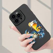 Stylish Crab Beer Mobile Phone Case For IPhone 16 Pro Max/ 16 Plus/ 16 Pro/ 16/ 15 Pro Max/ 15 Plus/ 15 Pro/ 15/ 14 Pro Max/ 14 Plus/ 14 Pro/ 14/ 13 Pro Max/ 13 Pro/ 13/ 12 Pro Max/ 12 Pro/ 12/ 11 Pro Max/ 11 Pro/ 11/ Xs Max/ Xr/ X/ Shock-Proof And Anti-Fouling Soft - Black - View 5