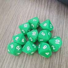 Set Dadu Polihedral Multi-Sisi 10 Buah, Termasuk 5 Dadu 10 Sisi Berwarna Berbeda (Angka 1-10), Cocok untuk Permainan Multipemain dan Hiburan, Terbuat dari Bahan Akrilik, Alat Pengajaran Matematika Edukatif, Aksesori Permainan, Dadu Bermain Peran, Hadiah Sempurna untuk Natal, Thanksgiving, Pesta Ulang Tahun - MultiWarna - View 14