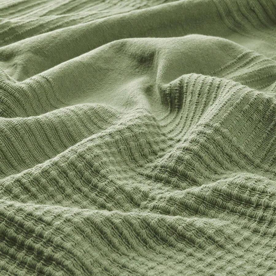 Bedspread, Gray-Green, Twin/Full - Green - View 1