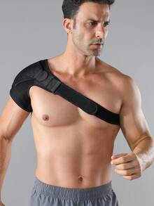 VBOSI Adjustable Unisex Breathable Shoulder Support Brace With Hook And Loop Strap, For Stabilizing And Supporting Shoulder And Arm, Suitable For Gym Accessories - Multicolor - View 6