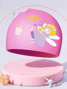 قبعة سباحة من السيليكون الناعم متعددة الألوان ، مريحة، مقاومة للماء، مانعة للانزلاق، مرنة، مناسبة للأولاد والبنات للسباحة والتنزه تحت الماء والرياضات المائية