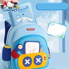 Sanrio 24 Stücke Sanrio Kuromi, Melody und Cinnamoroll Acryl Farbstift Aufbewahrungsbox - vielseitig einsetzbar, Marker und Stift Organizer, geben Sie 24 Markern als Geschenk. Ideal für Künstler und Studenten, Schüler Schreibwaren Organisator. Lustiges Design | Robuster Reißverschluss, Stift Aufbewahrung Organisator, Geschenke für den Schulanfang