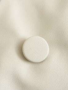 Veste en fausse à double boutonnage avec col cranté pour femmes, printemps/automne