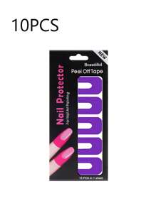 U Shape Nail Polish Protector Sticker, Nail Polish Spill Proof Sticker, Nail Art Sticker To Prevent Nail Polish Spillage, Nail Polish Airbrush Tool, Nail Art Tools, Nail Art Accessories.U Shape Sticker Spill Proof Adhesive Sticker.Nail Art Tools.Nail Art Accessories.Suitable For Nail Salons.