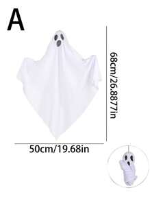 Halloween Ghost Hanging Decorations, White Mini Ghost Hanging Decor For Halloween Atmosphere, Halloween Party Decorations, Halloween Night Decor