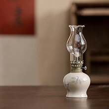 1Pc Ceramic Kerosene Lamp Tea Ceremony Atmosphere Candle Old Butter Lighting Decoration(Without Lamp Oil) Best Gifts,Home Decor ,Room Decor Birthday Graduation