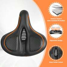 ATIVAFIT Folding Exercise Bike With Breathable Comfortable Seat Saddle For Men Women Foldable Fitness Indoor Stationary Bike Magnetic 3 In 1 Upright Recumbent Exercise Bike For Home Workout - as pic - View 3