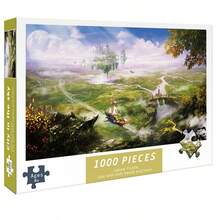 1000pcs Adult Landscape Jigsaw Puzzle Large Circular Puzzle Toys Exercise Your Brain! - Multicolor - View 9