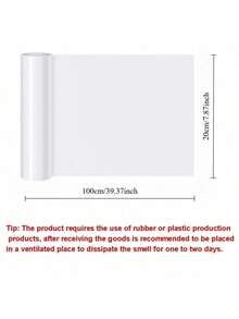 1pc PVC Cat Scratch Furniture Protector - Protects Sofa From Cat Claws, Transparent Flexible Plastic Protective Film, Single-Sided Sticky Anti-Scratch Training Tape - Easy To Apply - Clear - View 20