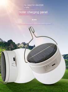 Outdoor Lantern, Waterproof, 4 Lighting Modes, USB Rechargeable & Solar Powered, Battery Powered Camping Light For Indoor & Outdoor Decoration - House, Patio, Balcony, Bar