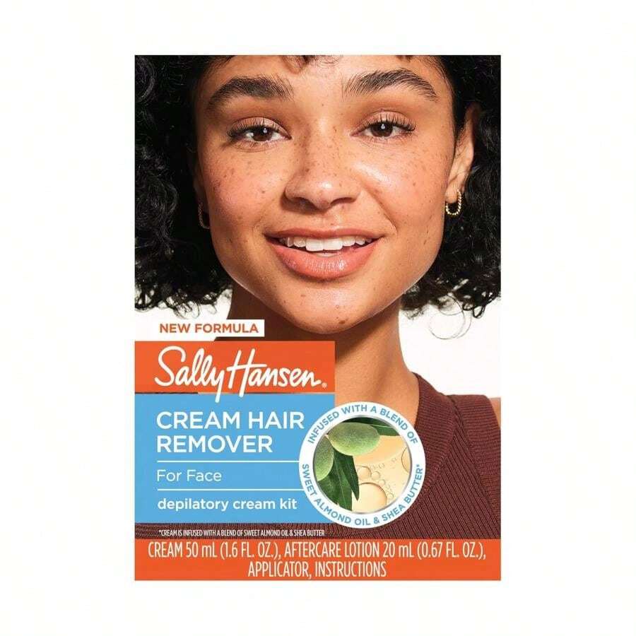 Sally Hansen Hair Removal Cream For Face, Gentle, Vegan Formula - Hair Removal Cream for Face - View 1