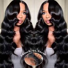 250% Dichtheid 34Inch Body Wave 13x4 13x6 5*5 Lijmloze Pruiken Menselijk Haar Voorgeplukt Voorgeknipt Bye Bye Knots Pruik 3 Seconden Om Te Dragen Voor Beginners Lijmloze Pruiken Menselijk Haar Voorgeplukt Voorgeknipt 5x5 HD Lace Closure Pruiken Menselijk Haar Body Wave Lace Front Pruiken Menselijk Haar Voor Vrouwen