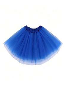 1 pezzo Gonna da ballo, Gonne corte da donna, Gonne a tulle corte, Gonne tutu stile europeo e americano, Gonne da ballo a palloncino