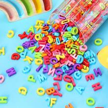 100 piezas de abalorios espaciadores de acrílico con letras del abecedario inglesas de 13*5mm en colores variados para hacer joyas DIY, como pulseras, pendientes, collares, cadenas de suéter, brazaletes, llaveros, adornos de teléfono móvil, un regalo ideal para fiestas y joyería