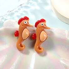 Enjoy Fun of DIY 10/20pcs Cute Resin Mini Seahorse Figurines, Realistic Marine Life Ornaments And Craft Supplies