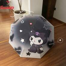 Sanrio 折叠雨伞，带防紫外线功能，轻便雨具，适合日常通勤和雨天外出，学生随身携带雨伞，自动或手动 - 彩色 - 查看 9