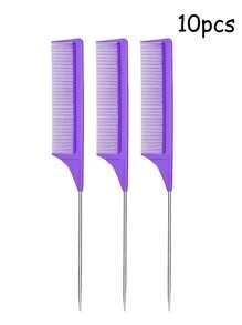 3pcs/1pc Black Pointed Tail Comb, A Steel Pin-Shaped Protruding Hair Dye Comb - Hair Salon Designed Hair Comb With Haircut Partitioning And Pointed Tail Design, Suitable For Normal Hair,Back To School,Travel Holiday Essentials,Hair Accessories For Women,Brush,Hair Brushes,Edge Brush,Brush Hair,Hair Comb,Comb Hair,Detangling Brush,Ball Brush,Mini Hair Brush,Hair Brush Set,Wooden Comb,Hair Brush, Brush, Comb, Slick Back Brush, Hairbrush, Edge Brush, Brush Hair, Hair Comb, Hair Brush Set, Comb Hair, Mini Hair Brush, Detangling Brush, Hair Brushes,Hair, Accessories, Hair Products, Hair Tools, Hair Stuff, Hair Care, Curly Hair Brush, Barber, Barber Accessories, Hairdressing Equipment,Travel Essentials,Travel Essential,Hairstyle,Hairdressing