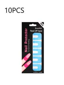 U Shape Nail Polish Protector Sticker, Nail Polish Spill Proof Sticker, Nail Art Sticker To Prevent Nail Polish Spillage, Nail Polish Airbrush Tool, Nail Art Tools, Nail Art Accessories.U Shape Sticker Spill Proof Adhesive Sticker.Nail Art Tools.Nail Art Accessories.Suitable For Nail Salons.