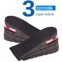 1 Pair Of Multi-Layer Removable Invisible Height Increase Insoles, Adjustable Shock Absorbing Unisex Shoe Inserts