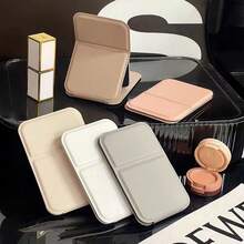 1 Stück süßer Stil Make-up Spiegel, komplett rutschfest und klappbar, hochästhetischer Desktop-Schminkspiegel für Studenten-Wohnheime