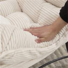 Lazy Chair with Ottoman, Modern Lounge Accent Chair with Armrests and a Side Pocket, Leisure Upholstered Sofa Chair Reading Chair with Footrest for Small Space, Corner Chair