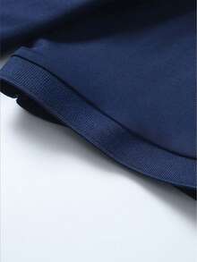 男士休闲纯色透气时尚商务POLO衫，夏季