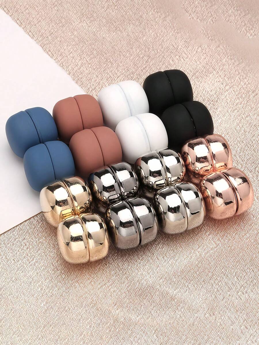 16pcs Magnetic Scarf Clips, Magnetic Pins For Women & Girls Loose Hijab, Metal For Dress
