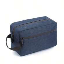1 pezzo Borsa organizzatrice da viaggio impermeabile multicolore, borsa con cerniera, borsa da toilette da uomo di grande capacità, elementi essenziali da viaggio per vacanze estive, ritorno a scuola, borsa per articoli scolastici, borsa da viaggio
