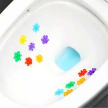 3/6 Toilet Cleaning Gel, Random Color Printing Toilet Gel, Floral Toilet Deodorization Gel, Toilet Cleaner, Deodorization Gel, Bathroom Air Freshener, Toilet, Bathroom, Kitchen Washbasin Cleaning Supplies For Returning To School Supplies (Mixed Fragrance)