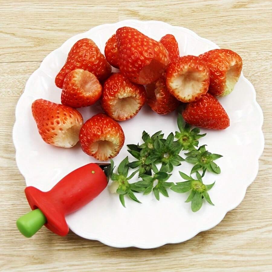 1 Piece Stainless Steel Strawberry And Pineapple Corers - Durable Kitchen Tools For Efficient Fruit Preparation, Perfect For Tomatoes And More