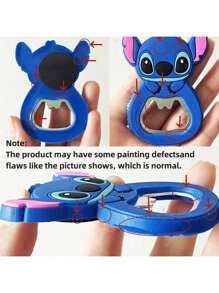 Disney Disney Kawaii Stitch Bottle Opener, Stitch Peripheral Fridge Magnet, Cartoon Multi-Function Beer Bottle Opener. Birthday Party Supplies, Father's Day Gift
