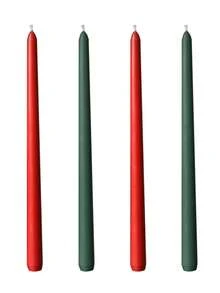 1/4pcs 25cm Long Candles, Perfect For Grand Occasions Like Banquets, Weddings, And Family Gatherings To Create A Romantic And Solemn Atmosphere. Made From , Smokeless Soy Wax, These Candles Are Available In A Variety Of Beautiful Colors - Multicolor - View 13