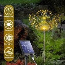 1/4 Stücke Solar Garten Feuerwerk Weihnachtsbeleuchtung, 320/240/60 LED Solar Feuerwerk Lichter, funkensprühende Sternenkugel Solar Außenbeleuchtung, Vorhof, Veranda, Hinterhof Dekoration Geschenke, Rasenlicht, erleuchte deinen Garten