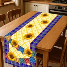 Felicita Table Runner Runner Printed Tablecloth Junino 0.45x1.45 June Party Decoration - T-007 - 查看 1