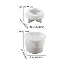 DIY Resin Mold Carousel Storage Box Silicone Mold Creative Storage Jar