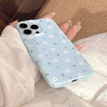 Flower Matte Film Ditsy Floral Pattern Phone Case Compatible With IPhone 16 And IPhone 16 Pro Max
