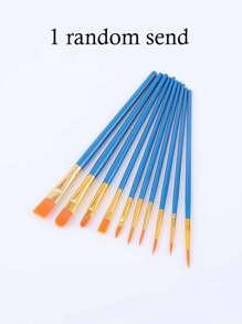 Soucolor Acrylic Paint Brush Set 20 Round Tip Artist Brushes For Acrylic Oil Watercolor Canvas Rock Body Face Nails Miniature Details Painting Supplies, Art Supplies, Back To School Supplies